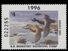 Scan of 1996 New Hampshire Duck Stamp