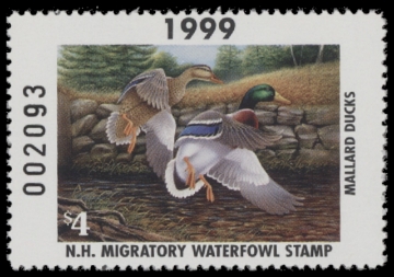 Scan of 1999 New Hampshire Duck Stamp