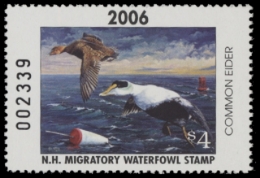 Scan of 2006 New Hampshire Duck Stamp