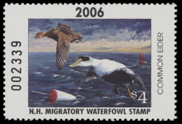 Scan of 2006 New Hampshire Duck Stamp