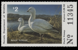 Scan of 1988 Nevada Duck Stamp