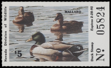 Scan of 1994 Nevada Duck Stamp