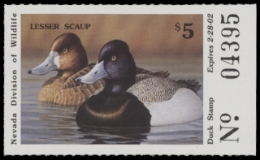 Scan of 2001 Nevada Duck Stamp