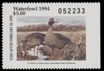 Scan of 1994 Missouri Duck Stamp