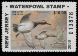 Scan of 2000 New Jersey Duck Stamp