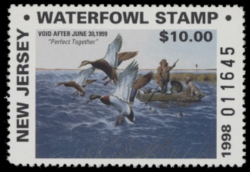 Scan of 1998 New Jersey Duck Stamp