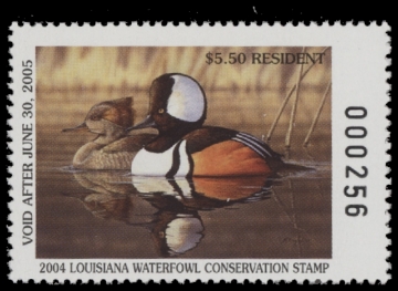 Scan of 2004 Louisiana Duck Stamp