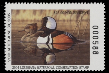 Scan of 2004 Louisiana Duck Stamp