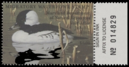 Scan of 1992 Maryland Duck Stamp