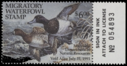 Scan of 1990 Maryland Duck Stamp