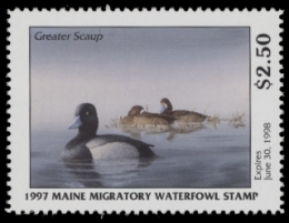 Scan of 1997 Maine Duck Stamp