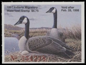 Scan of 1997 Indiana Duck Stamp