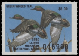 Scan of 1980 Illinois Duck Stamp