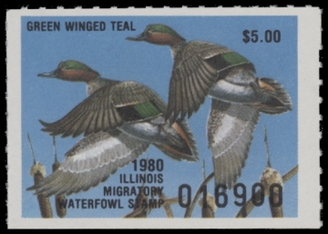 Scan of 1980 Illinois Duck Stamp