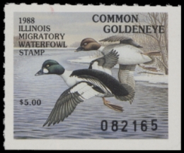 Scan of 1988 Illinois Duck Stamp