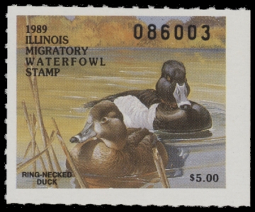 Scan of 1989 Illinois Duck Stamp