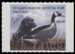 Scan of 1991 Illinois Duck Stamp