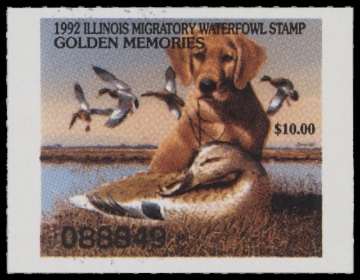 Scan of 1992 Illinois Duck Stamp