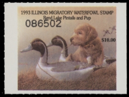 Scan of 1993 Illinois Duck Stamp