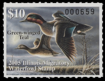 Scan of 2005 Illinois Duck Stamp