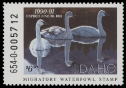 Scan of 1990 Idaho Duck Stamp