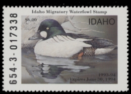 Scan of 1993 Idaho Duck Stamp