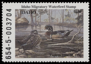 Scan of 1995 Idaho Duck Stamp