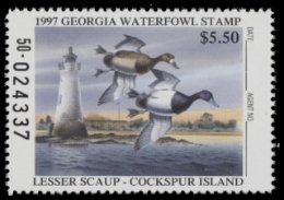 Scan of 1997 Georgia Duck Stamp