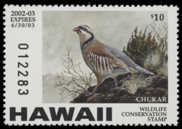 Scan of 2002 Hawaii Duck Stamp