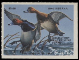 Scan of 1984 Indiana Duck Stamp