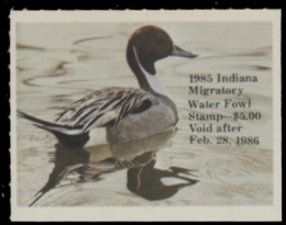 Scan of 1985 Indiana Duck Stamp