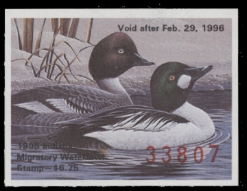 Scan of 1995 Indiana Duck Stamp