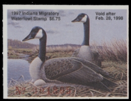 Scan of 1997 Indiana Duck Stamp