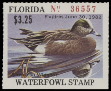 Scan of 1981 Florida Duck Stamp