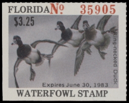 Scan of 1982 Florida Duck Stamp