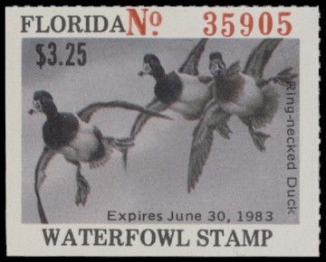 Scan of 1982 Florida Duck Stamp