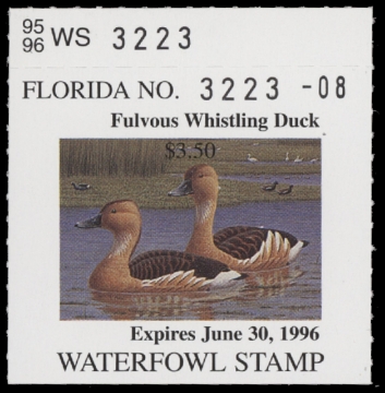 Scan of 1995 Florida Duck Stamp