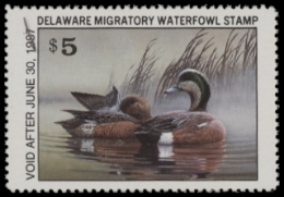 Scan of 1986 Delaware Duck Stamp