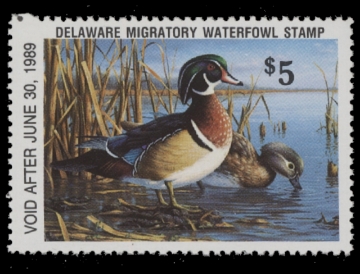 Scan of 1988 Delaware Duck Stamp