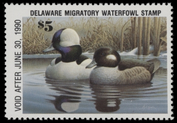 Scan of 1989 Delaware Duck Stamp