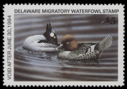 Scan of 1993 Delaware Duck Stamp