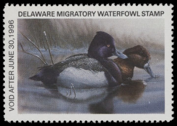 Scan of 1995 Delaware Duck Stamp