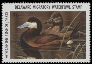 Scan of 2002 Delaware Duck Stamp