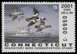 Scan of 2001 Connecticut Duck Stamp