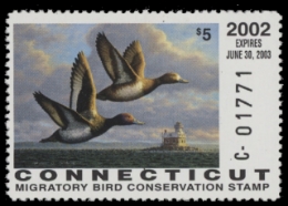 Scan of 2002 Connecticut Duck Stamp