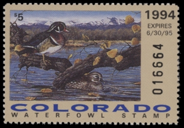 Scan of 1994 Colorado Duck Stamp