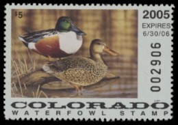 Scan of 2005 Colorado Duck Stamp