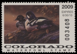 Scan of 2009 Colorado Duck Stamp