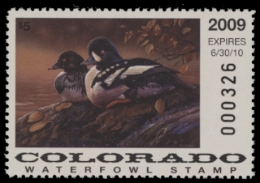 Scan of 2009 Colorado Duck Stamp