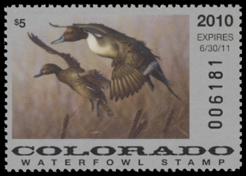 Scan of 2010 Colorado Duck Stamp